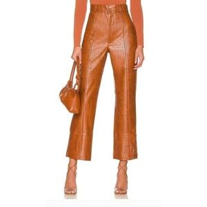 Bardot Tan Straight Leg Pants